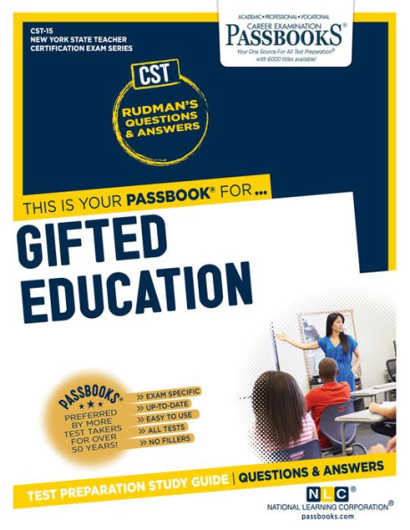 Gifted Education (CST-15): Passbooks Study Guide