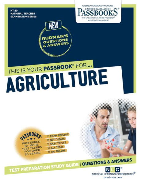 Agriculture (NT-20): Passbooks Study Guide