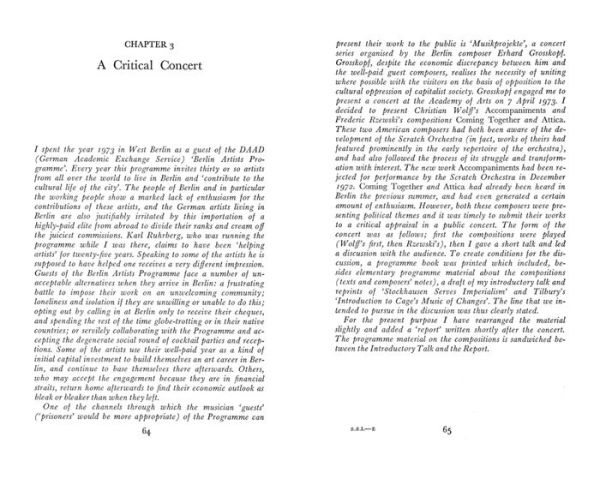Stockhausen Serves Imperialism and Other Articles