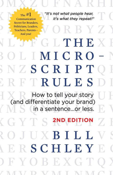 The Micro-Script Rules: How to tell your story (and differentiate brand) a sentence...or less.