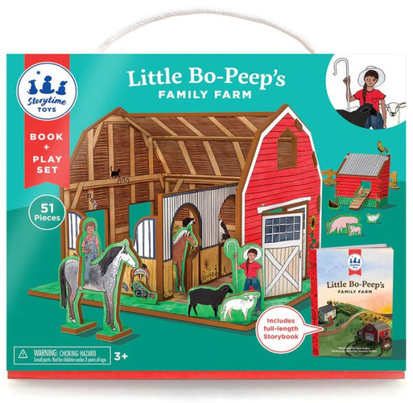 Bo Peep's Family Farm Book and Playset