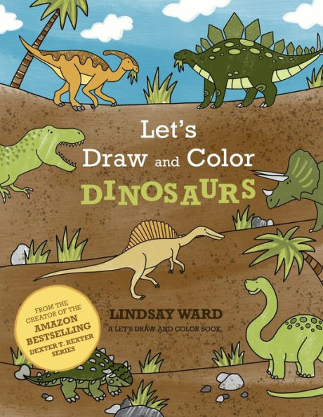 Let's Draw and Color Dinosaurs
