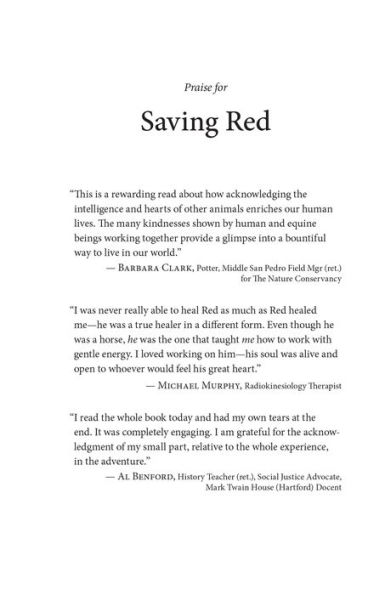 Saving Red: The True Story of a Rescued Horse Turned Rescuer