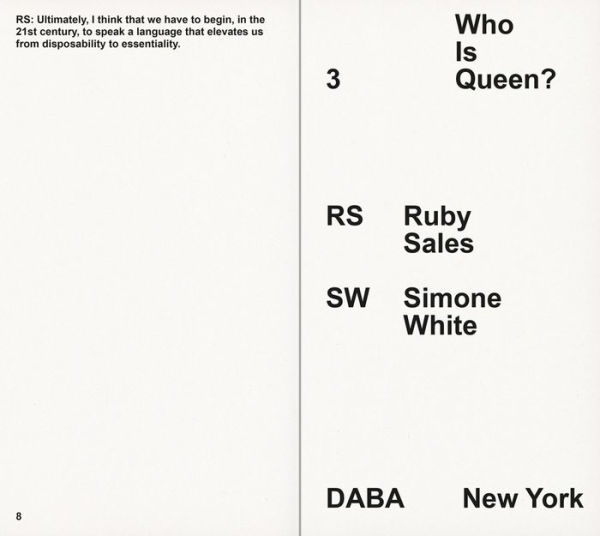 Who Is Queen? 3: Ruby Sales, Simone White