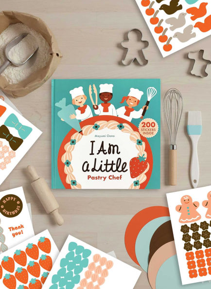 I Am a Little Pastry Chef: (Sticker Activity Book for Toddlers)