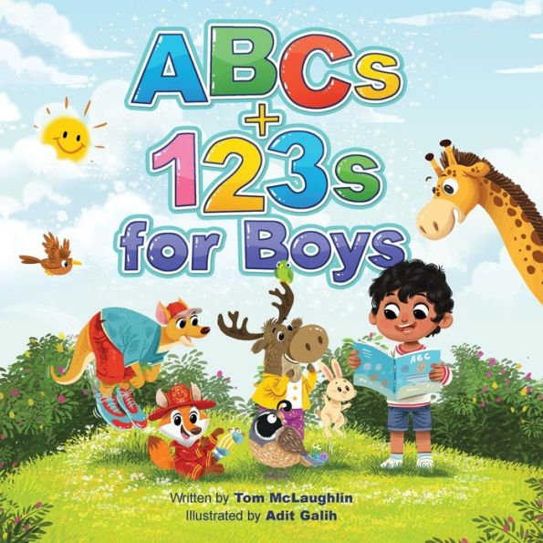 ABCs and 123s for Boys: A fun Alphabet book to get Boys Excited about Reading Counting! Age 0-6. (Baby shower, toddler, pre-K, preschool, homeschool, kindergarten)