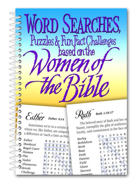 Word Search based on the Women of the Bible