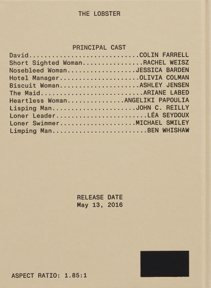 The Lobster Screenplay