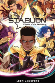 Leon Langford signs STARLION: THIEVES OF THE RED NIGHT