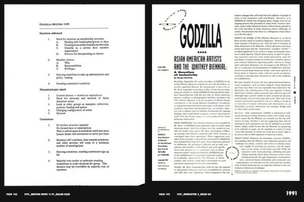 Godzilla: Asian American Arts Network