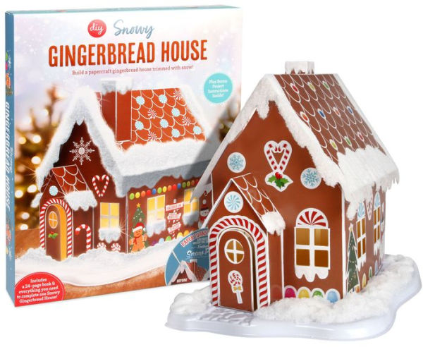 Snowy Gingerbread House