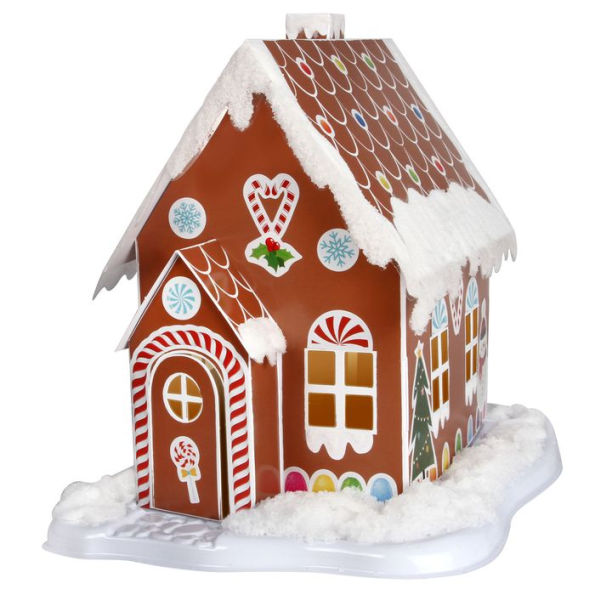 Snowy Gingerbread House