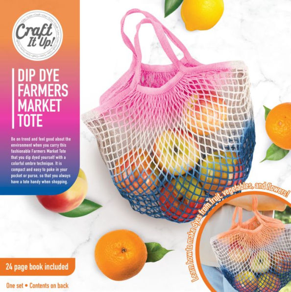 Dip Dye Farmers Market Tote