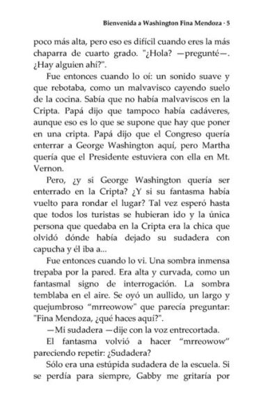 Bienvenida a Washington Fina Mendoza