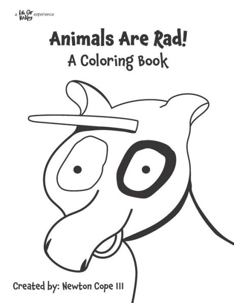 Animals Are Rad!: A Coloring Book