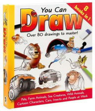 Title: You Can Draw: Over 80 Drawings to Master (8 Books in 1), Author: Damien Toll