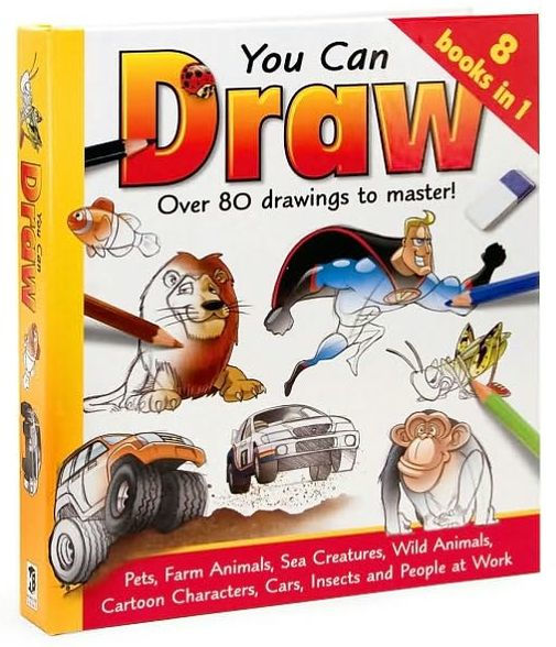 You Can Draw: Over 80 Drawings to Master (8 Books in 1)