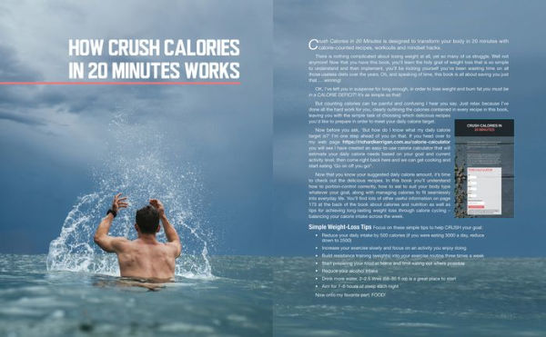 Crush Calories In 20 Minutes: Transform Your Body in 20 Minutes with Simple Calorie Counted Recipes, Workout and Mindset Hacks