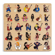 Title: Guitar Legends Wooden Alphabet Puzzle, Author: Beck Feiner