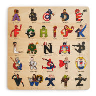 Title: Superhero Legends Wooden Alphabet Puzzle, Author: Beck Feiner