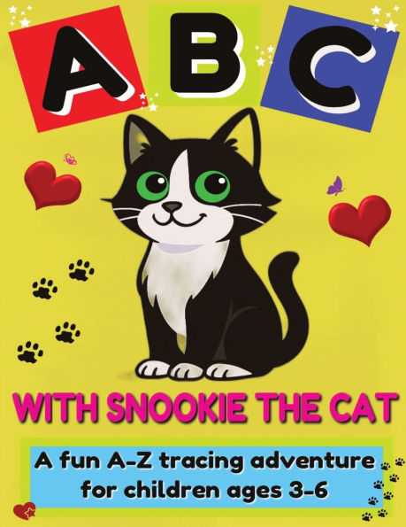 Learn your Letters with Snookie the Cat: A fun A-Z Tracing Adventure for Kids (ages 3-6)