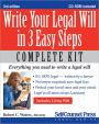 Write Your Legal Will in 3 Easy Steps: Everything You Need to Write a Legal Will
