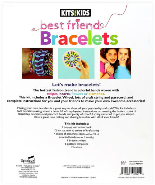 SpiceBox - 72249  Kits For Kids: Friendship Bracelets – Castle Toys
