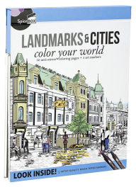 Title: Landmarks & Cities: Color Your World, Author: SpiceBox