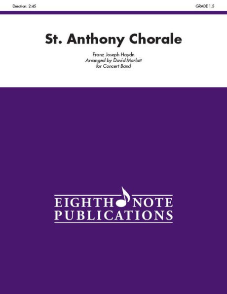 St. Anthony Chorale: Conductor Score & Parts