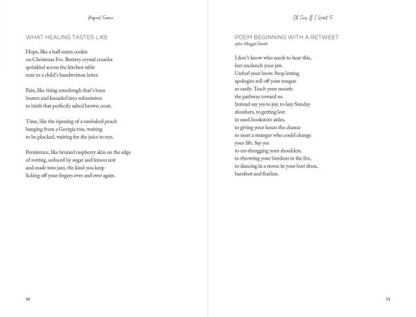 I'll Cry If I Want To: Poems