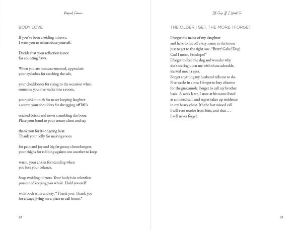 I'll Cry If I Want To: Poems