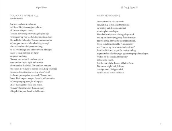 I'll Cry If I Want To: Poems