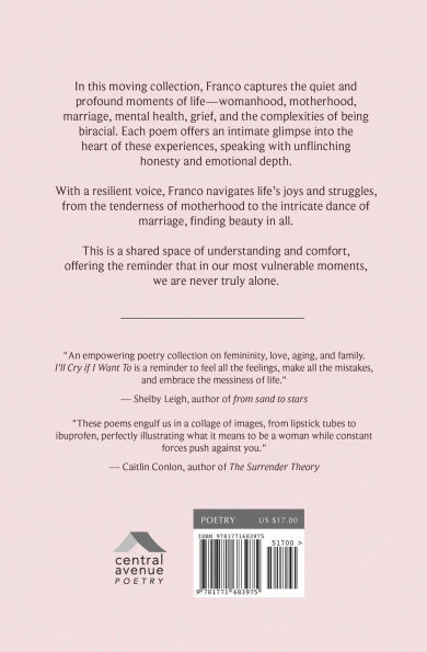 I'll Cry If I Want To: Poems
