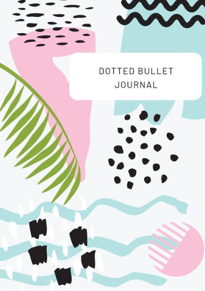 Tropical Design with Top Callout - Dotted Bullet Journal: Medium A5 - 5.83X8.27