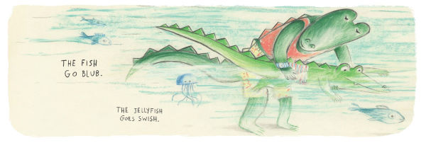 What Does Little Crocodile Say At the Beach?
