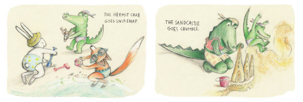 What Does Little Crocodile Say At the Beach?
