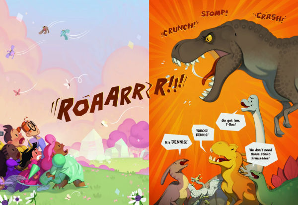 Princesses Versus Dinosaurs