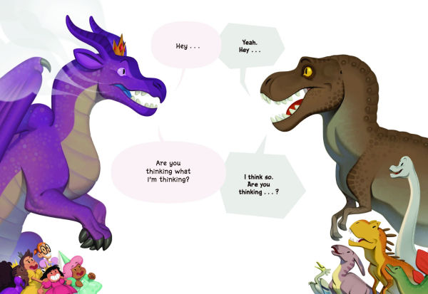 Princesses Versus Dinosaurs