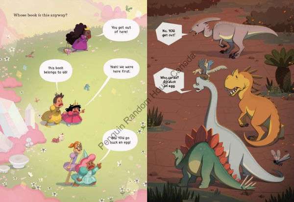 Princesses Versus Dinosaurs