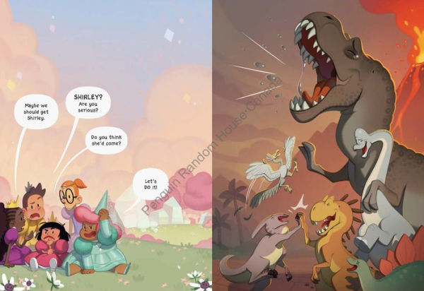 Princesses Versus Dinosaurs