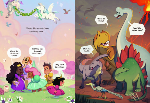 Princesses Versus Dinosaurs