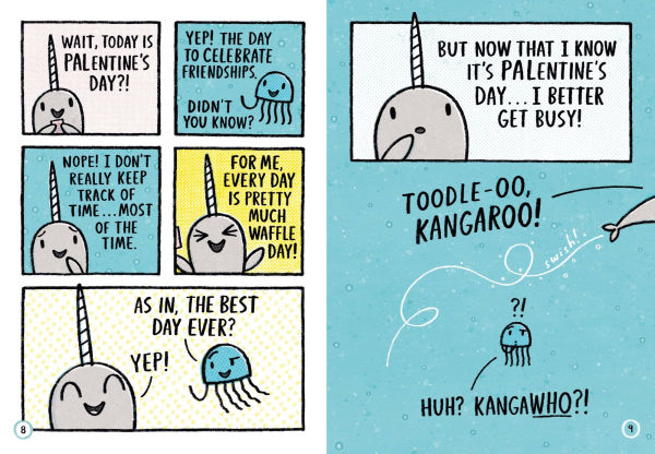 A Waffle Lot of Love! (A Narwhal and Jelly Book #10)