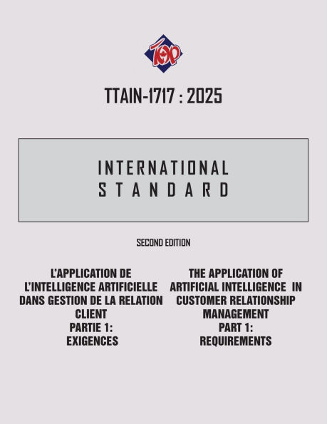 Ttain-1717: 2025: The Application of Artificial Intelligence in Customer Relationship Management Part 1: Requirements