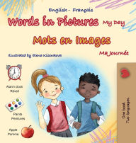 Title: Words in Pictures - My Day (English French Bilingual Children's Book), Author: Kidkiddos Books