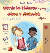 Title: Words in Pictures - My Day (English Czech Bilingual Children's Book), Author: Kidkiddos Books