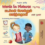 Title: Words in Pictures - My Day (English Tamil Bilingual Children's Book), Author: Kidkiddos Books