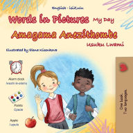 Title: Words in Pictures - My Day (English Zulu Bilingual Children's Book), Author: Kidkiddos Books