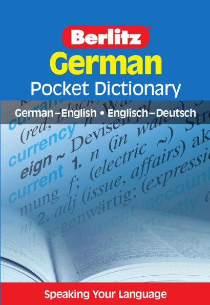 Berlitz Pocket Dictionary German (Bilingual dictionary)