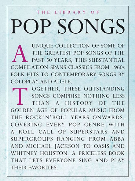 The Library of Pop Songs
