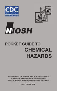 Title: NIOSH Pocket Guide to Chemical Hazards, Author: NIOSH